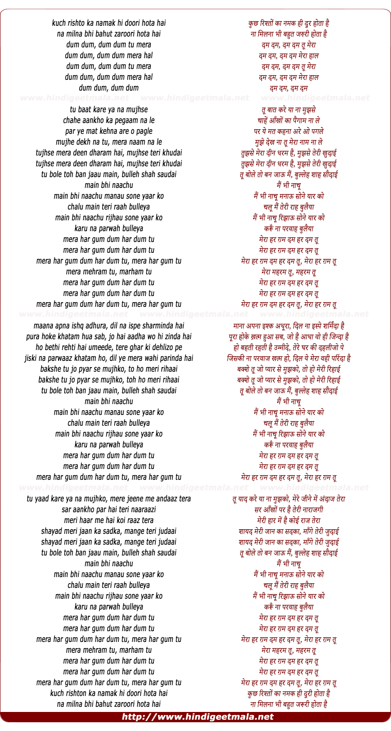 lyrics of song Bulleya